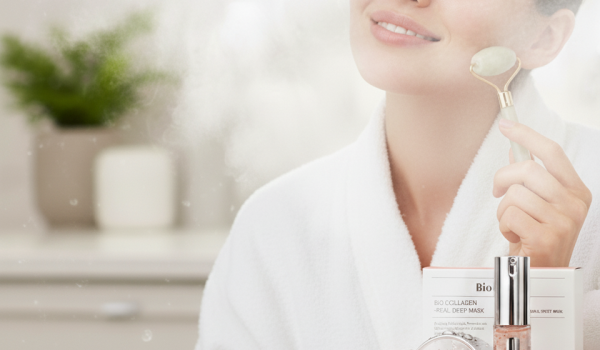 روتین پوستی با محصولات کلینیک و ماسک صورت