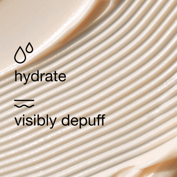 کرم دور چشم کلینیک آل اباوت آیز ریچ (Clinique All About Eyes™ Rich) 5 اینفوگرافیک بافت کرم دور چشم کلینیک All About Eyes Rich پیام hydrate و visibly depuff نمای نزدیک بافت کرمی